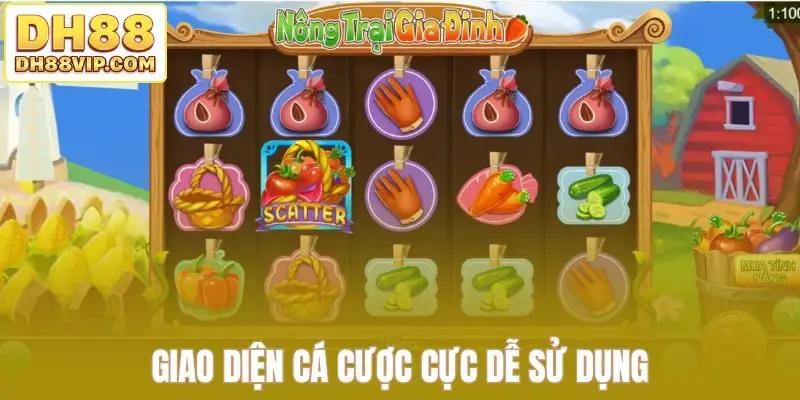 Giao diện cá cược cực dễ sử dụng